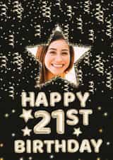 Personalised Birthday Photo Card created by Marie Goodchild - 21st Birthday Photo Card