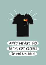 Best Referee To Our Children Father’s Day Card created by Muses & May