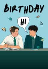 Hi created by Quinton cards