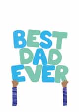 Best Dad Ever card created by Liv Groves Illustration