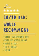 Dad Advisor Card 1001 created by HGH ILLUSTRATIONS
