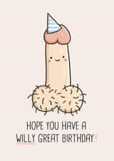 Willy Great Birthday created by Simply Wild Cards