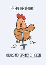No Spring Chicken created by Simply Wild Cards