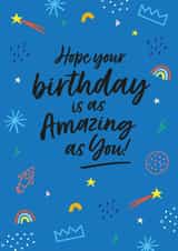 Happy Birthday for him created by frances Wilson