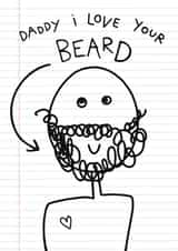Happy Father’s Day/Birthday Daddy! I love your beard! created by Pogle & Twink