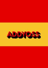 Goodbye card with Spain theme created by Mr.RIFF