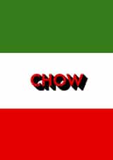 Goodbye card with cheeky Italy theme created by Mr.RIFF