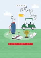 Happy Fathers Day Golf created by Laura Darrington Design Ltd.
