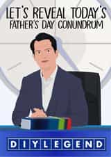 DIY Legend Father's Day Card - Countdown - Jimmy Carr - Let's Reveal Today's Father's Day Conundrum created by MintCards