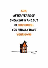 Happy new home card 1002 created by Cards for feelings