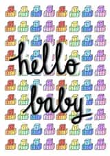 Hello Baby Rainbow Blocks created by #CreatewithBrodie