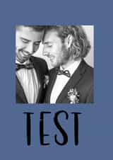 Personalised Photo Card created by Jasmin Hartley - test one Personalised Photo Card 48725