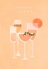 Cheers to you created by Moonflower design