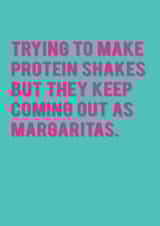 Coming Out as Margaritas Humour Card created by Redback Cards