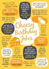 Cheesy Jokes Birthday Card created by Paper Plane
