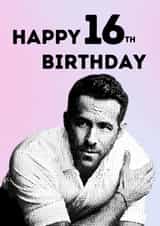 Rayan Reynolds Happy 16th Birthday created by Smoy
