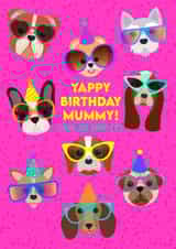 Yappy Birthday Mummy Card created by Colour Pop Prints