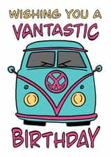 Vantastic Birthday Card created by Lou Longworth