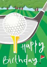 Golf Happy Birthday created by doodleshoe paper goods