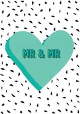 Mr and Mr - Happy Wedding Day created by @Laura Lonsdale Designs