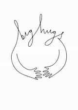 Big Hugs created by doodleshoe paper goods