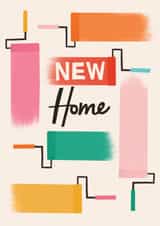 DIY New Home Card - Paint Swatches - New Home created by AbiGoLucky