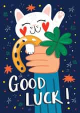 Good Luck Charms Card created by NICHOLA COWDERY ILLUSTRATIONS 