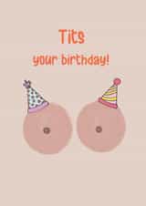 Tits your birthday card created by Sasha Elle Digital Art