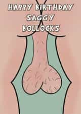 Funny birthday card  created by Cheeky Cards by Ginger