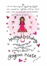 Happy Birthday And Dream Big Gorgeous Niece created by The Girl Power Fairies