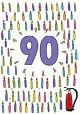 Fun 90th Birthday Card created by Kat Willott