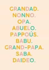 Grandad Around The World created by Lisa Wardle