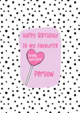 Lollipop Birthday Card For The Socially Awkward created by Kayk Party