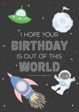 An out of this world Birthday wish! created by INKSKI