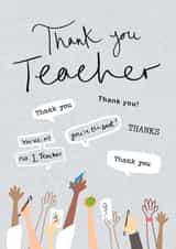 Thank you teacher created by Heidi Pie