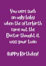 Ugly Baby has a twin - Siblings created by Codfish Design