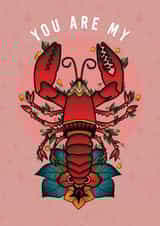 You Are My Lobster Card created by Bower