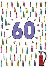 That's a Lot of Candles 60th Birthday Card created by Kat Willott