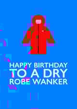 Dry Robe Wanker Card created by PEA GREEN PRINTS
