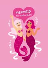Mermaid Love - Gay Lesbian engagement / marriage created by Victoria Barron