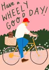Have a Wheely Good Day Father's Day Card with Dog created by Emmy Lupin Studio