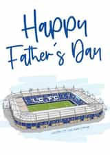 Leicester City Father's Day Card created by Moo & Snip
