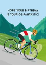 Cycling Birthday - bike birthday - tour de france - funny bike created by Helen Richmond