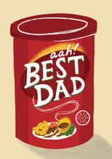 Funny Fathers Day Card / Birthday Card - Dad - Bisto Gravy - Aah Best Dad created by @AimeeStevens.Design