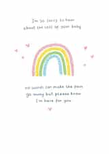 Baby loss sympathy created by Jess Moorhouse