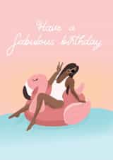 Fabulous Summer Vibes Birthday Card created by Becky Wood