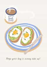 Sunny side up Father's day card created by Frankie Norman