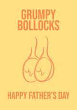 GRUMPY BOLLOCKS created by Knees-up!