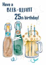 25th birthday card - Great for that 25 year old son, nephew, friend. created by One and Only