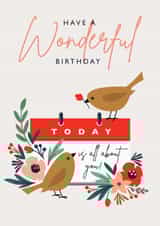 Wonderful Birthday created by Graphic Factory